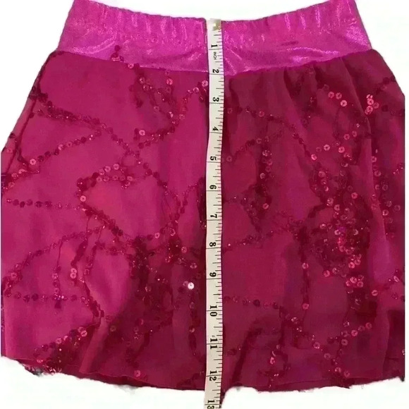 Cicci Barbie Dance Costume Large Child Hot Pink with Sequins - Picture 7 of 10